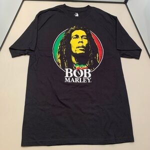 Zion Rootswear T-Shirt Adult Size Large Black Bob Marley Reggae Mens